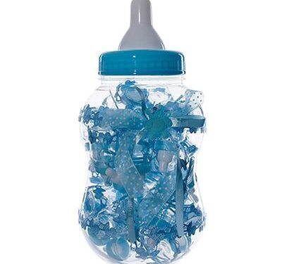 Biberon dragées bleu