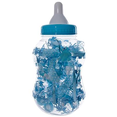 0144900bl Biberon dragées bleu