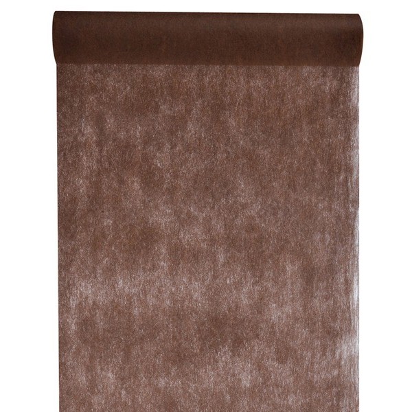 Chemin de table chocolat marron