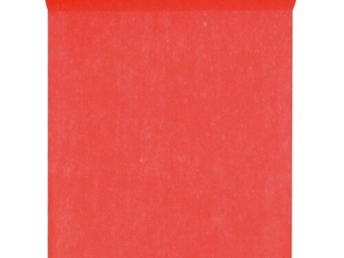 Chemin de table rouge