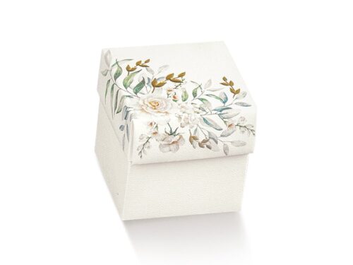 Boite a dragees cube botanique boite a dragees cube botanique