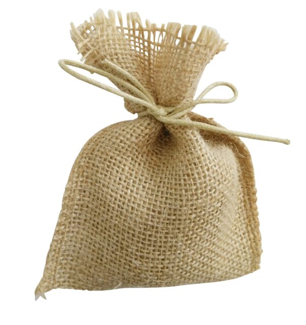 Sac en jute avec cordelette