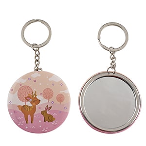 Porte clés miroir Faon