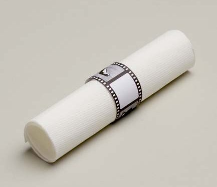 rond de serviette thème cinéma