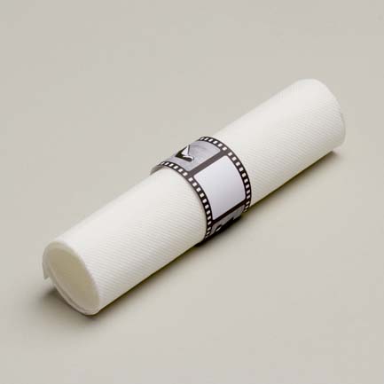 rond de serviette thème cinéma