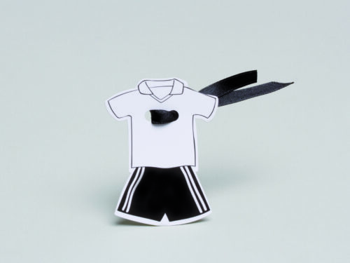 etiquette à dragées maillot de foot