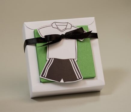 boite à dragées communion foot