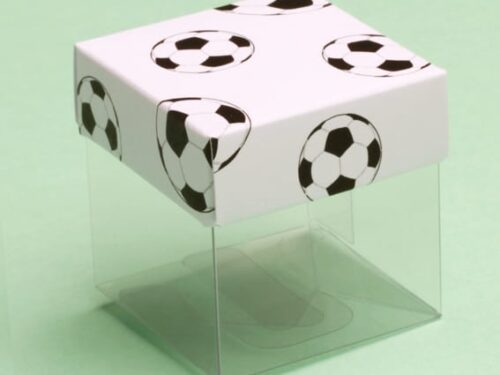 boite à dragées mini cube foot