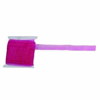 Ruban organza fushia