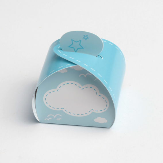 boite a dragées nuage bleu