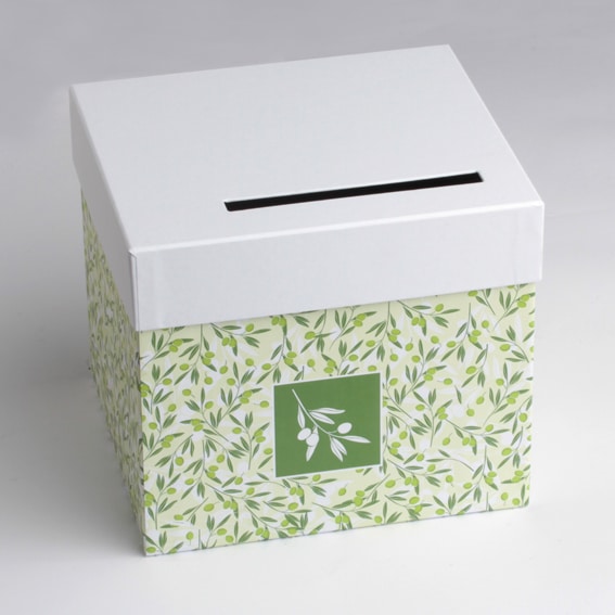 Urne de mariage olivier