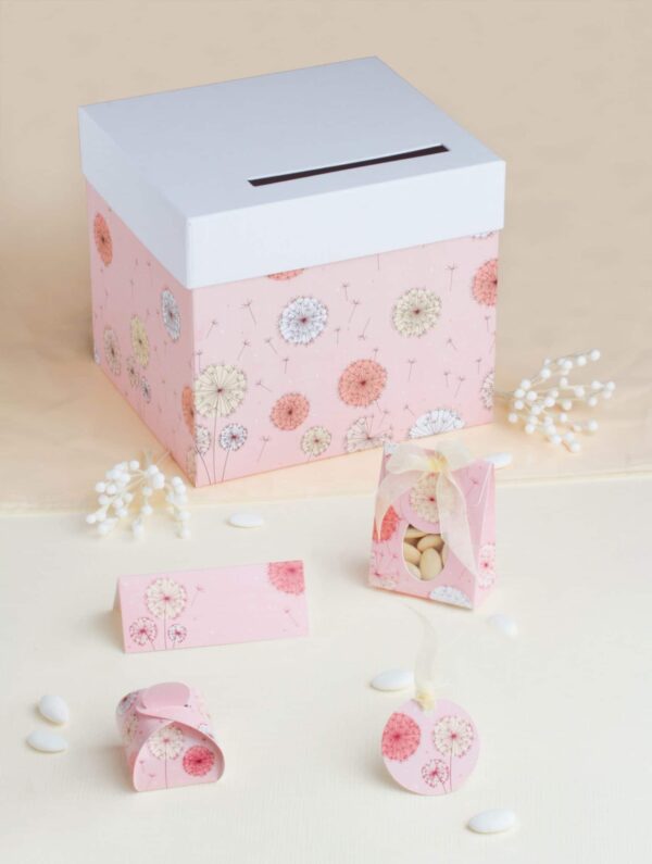 étiquette pissenlit dragées mariage