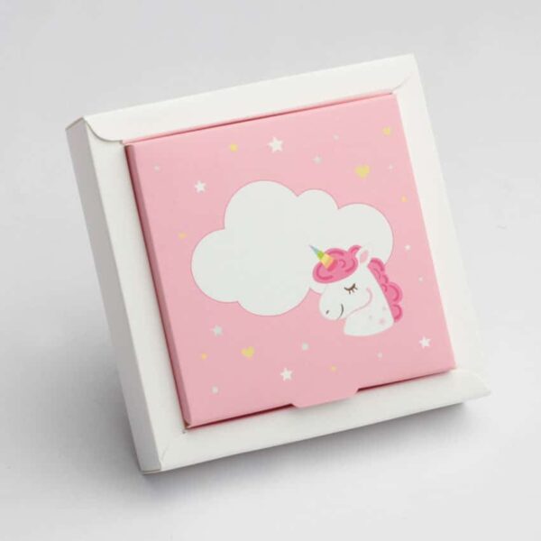 boite à dragées licorne rose
