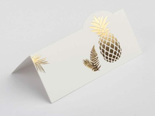 marque place ananas doré tropical exotique