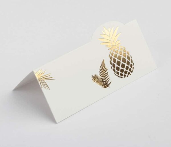 marque place ananas doré tropical exotique