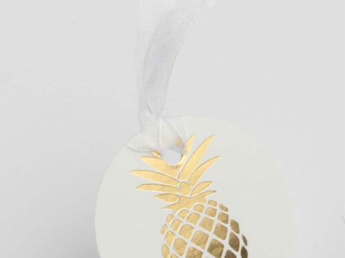 etiquette ananas tropical