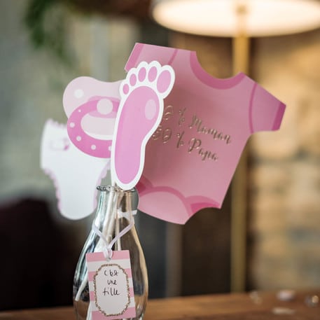 Kit Photobooth Baby Shower fille