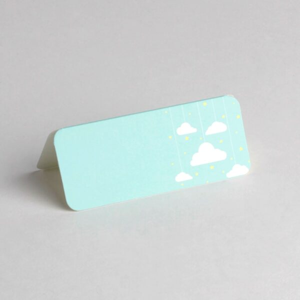 carte de table nuage vert d'eau - 2091.10