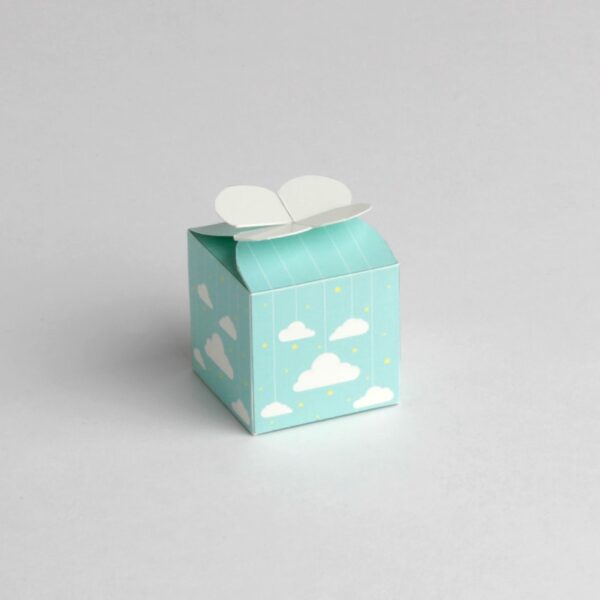 contenant à dragée nuage vert d'eau - 2091.65