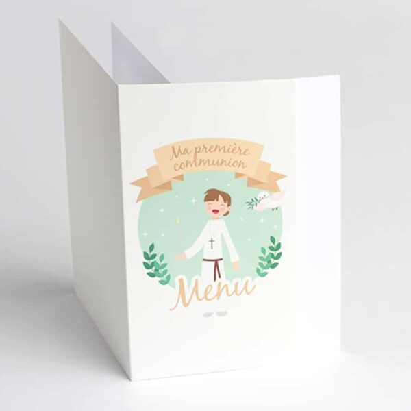 menu ma première communion garçon