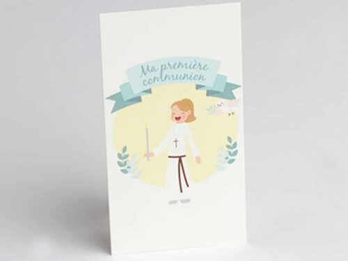 image ma première communion fille