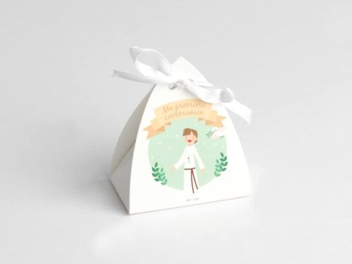 boite ma première communion garçon ballotin