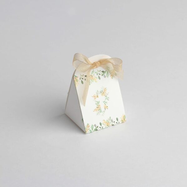 boite iris communion feulliage avec croix