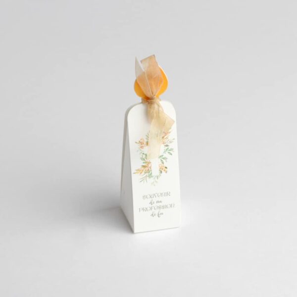 boite souvenir de ma profession de foi bougie