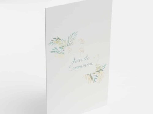 menu jour de communion