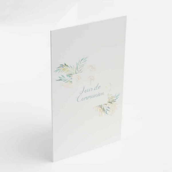 menu jour de communion