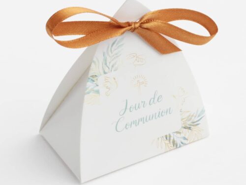 boite ballotin vitrail jour de communion