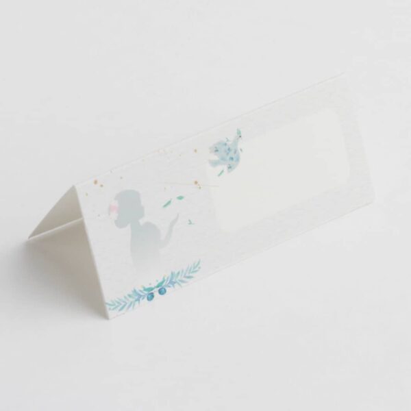 marque-place communion colombe fille