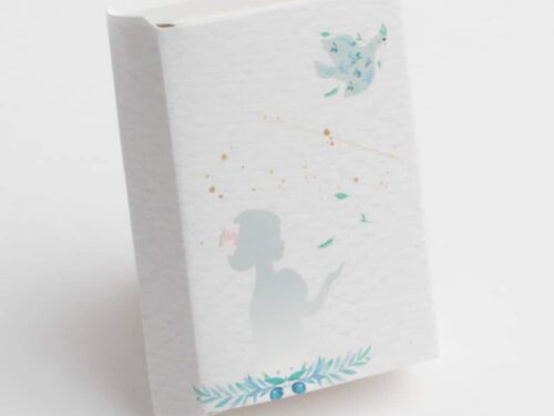 boite missel communion fille avec colombe