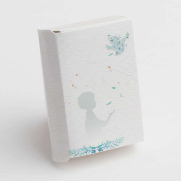 boite communion missel garçon ave colombe