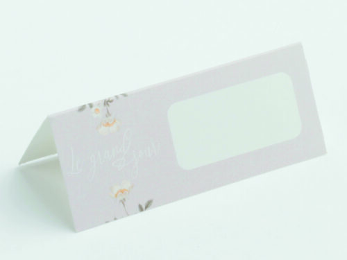 carte de table nature et champêtre "le grand jour"