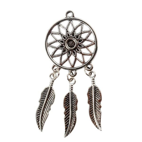 Pendentif attrape reves argent dragees