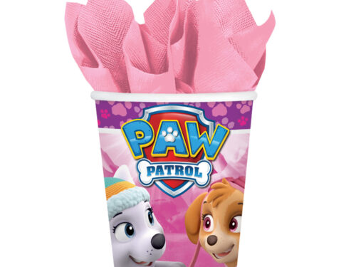 Gobelet anniversaire Pat'Patrouille rose