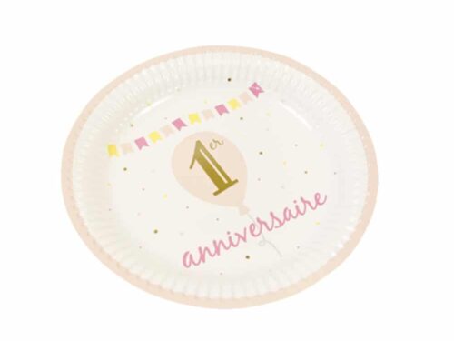assiettes 1er anniversaire
