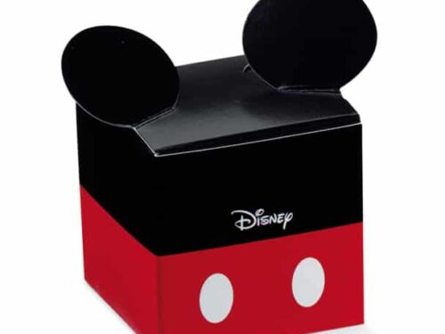 Dragee Mickey "Rouge et Noir" Cube
