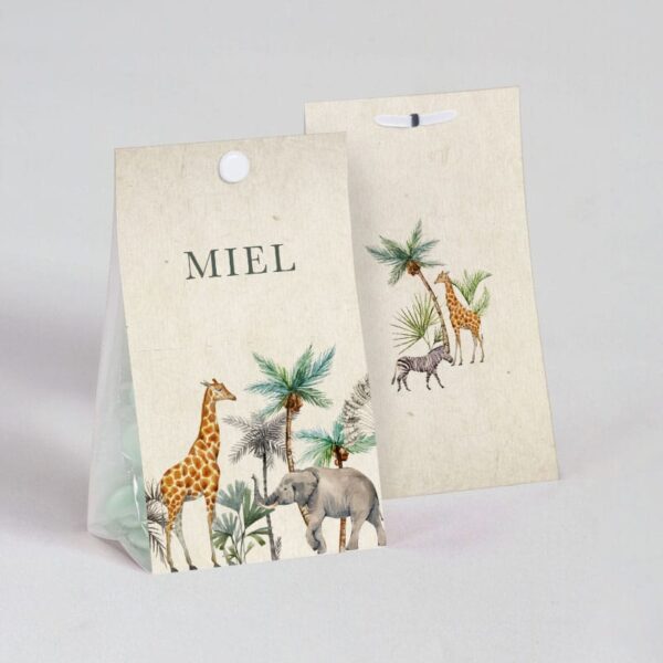 Boite à dragées Jungle