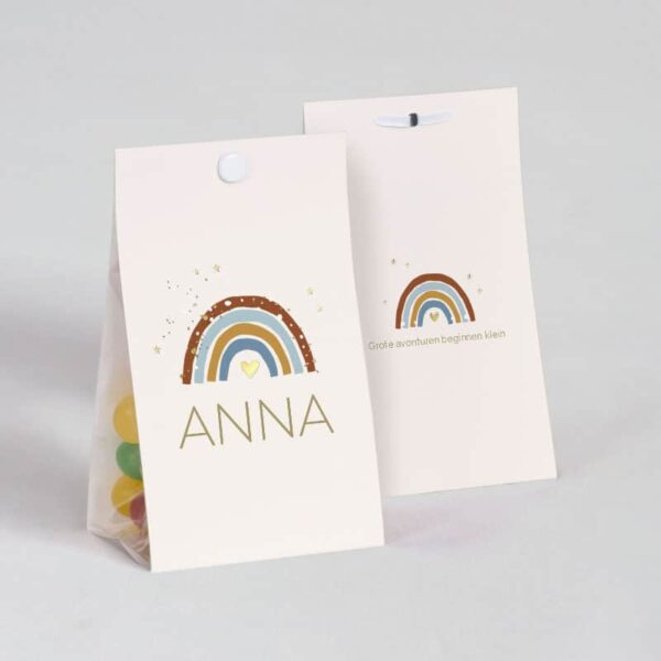 Boite à dragées personnalisé Boite à dragées Nude Arc en Ciel