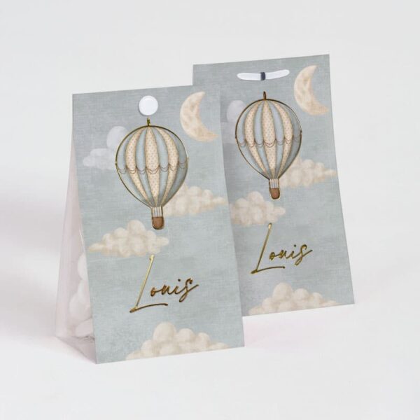 Contenant a dragees montgolfiere