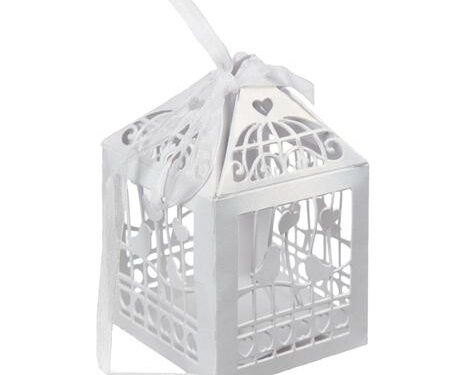 Boite a dragees cage a oiseau