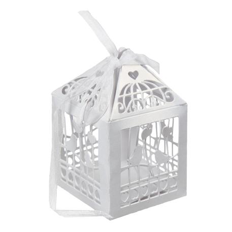 Boite a dragees cage a oiseau