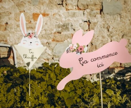 Flèches directionnelles Pâques