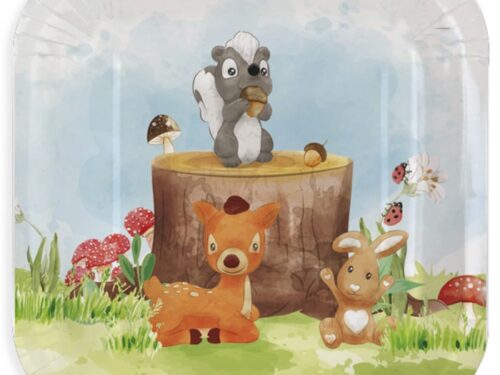 ASSIETTES LES AMIS DE LA FORET