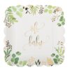 assiette oh baby decoration champêtreoh baby