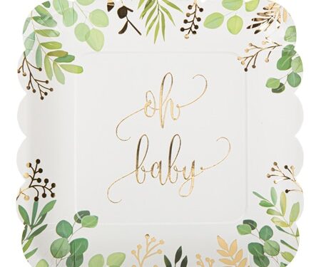 assiette oh baby decoration champêtreoh baby