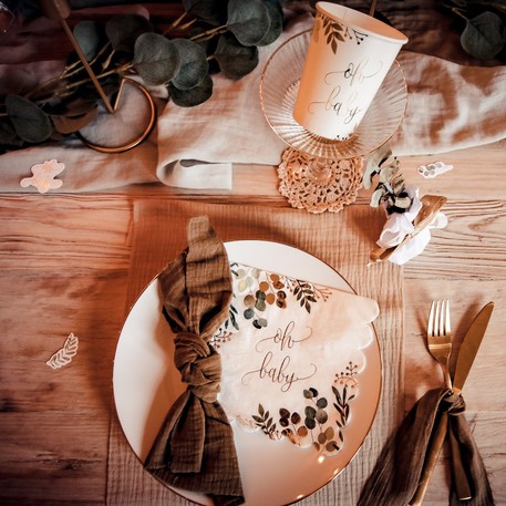 Confettis de table Baptême - Oh Baby - Lot de 100 pièces