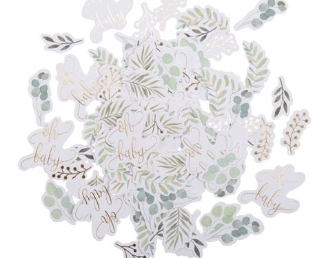 confettis de table baptême oh baby